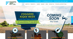 Desktop Screenshot of foggersindia.com